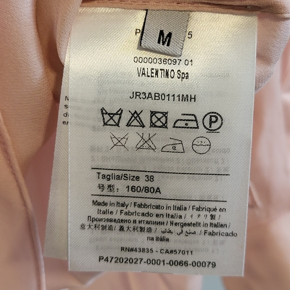 Valentino V-Neck Long Sleeved Blouse - Picture 2 of 3